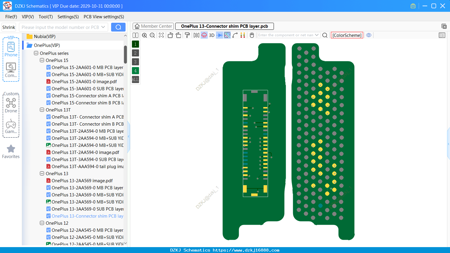 OnePlus 13-Connector Shim PCB Layer